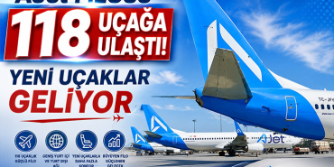 AJet Filosu 118 Uçağa Ulaştı: Yeni Uçaklar Geliyor