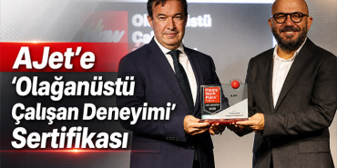 AJet’e ‘Olağanüstü Çalışan Deneyimi’ Sertifikası 8 Sabiha Gökçen Havalimanı Haberleri Sabiha Gökçen AJet’e ‘Olağanüstü Çalışan Deneyimi’ Sertifikası