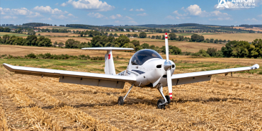 AYJET eğitim uçağı Tekirdağ’da tarlaya zorunlu indi