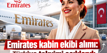 Emirates kabin ekibi alımı: Türkiye takvimi açıklandı
