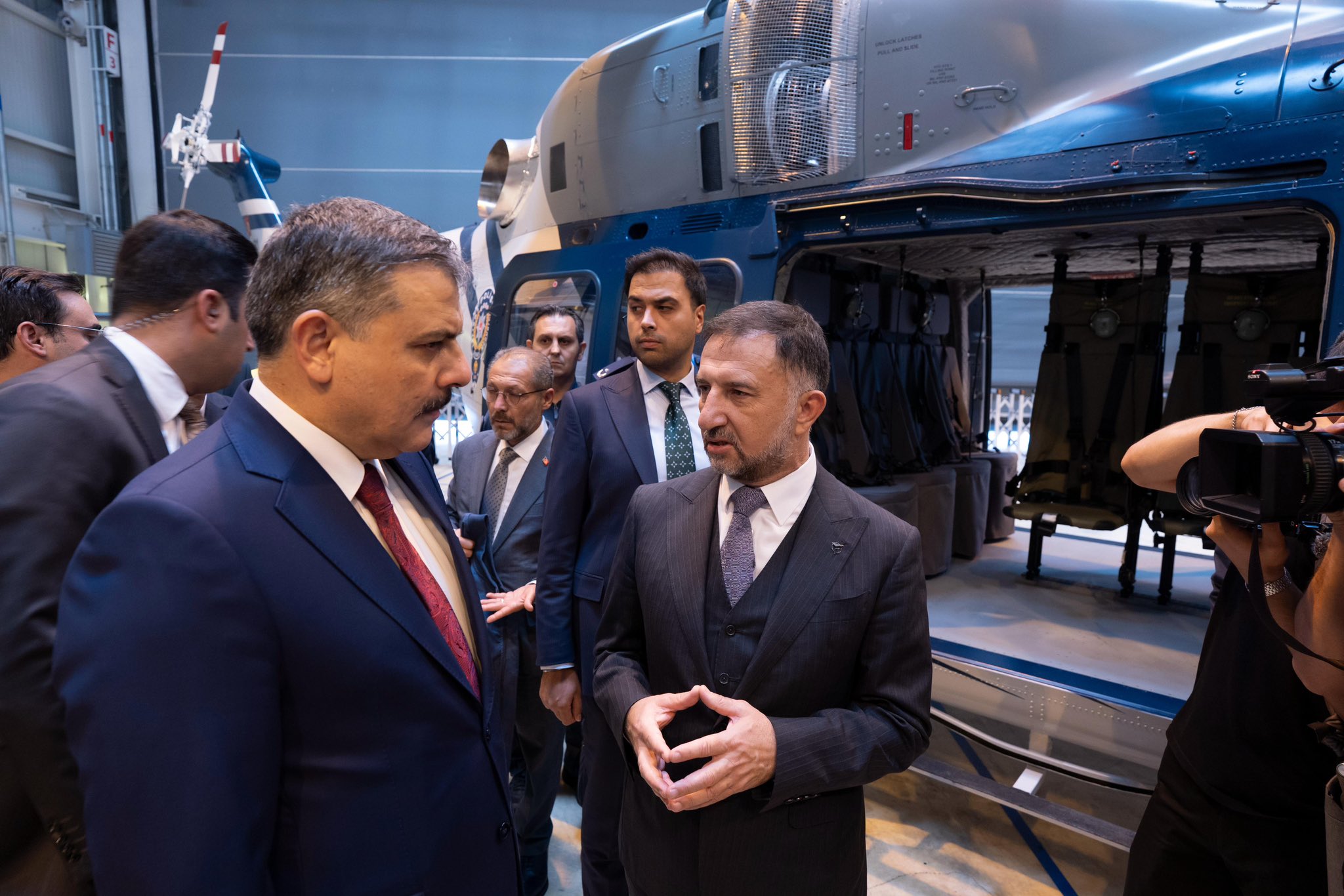 Emniyet Genel Müdürlüğüne teslim edilen TUSAŞ T625 GÖKBEY helikopteri