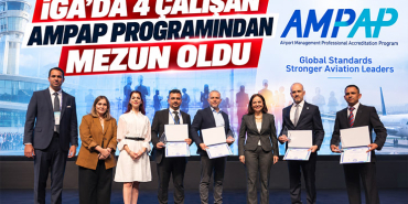 İGA’da 4 Çalışan AMPAP Programından Mezun Oldu