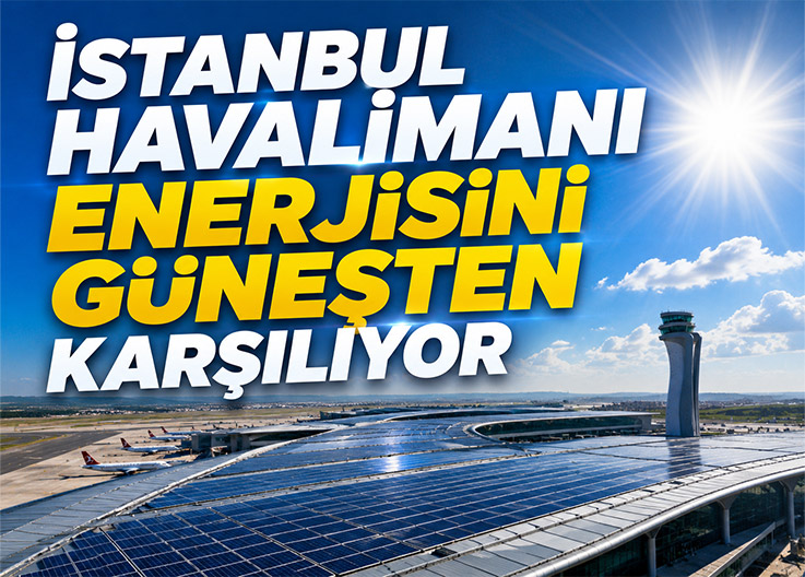 İstanbul Havalimanı Enerjisini Güneşten Karşılıyor