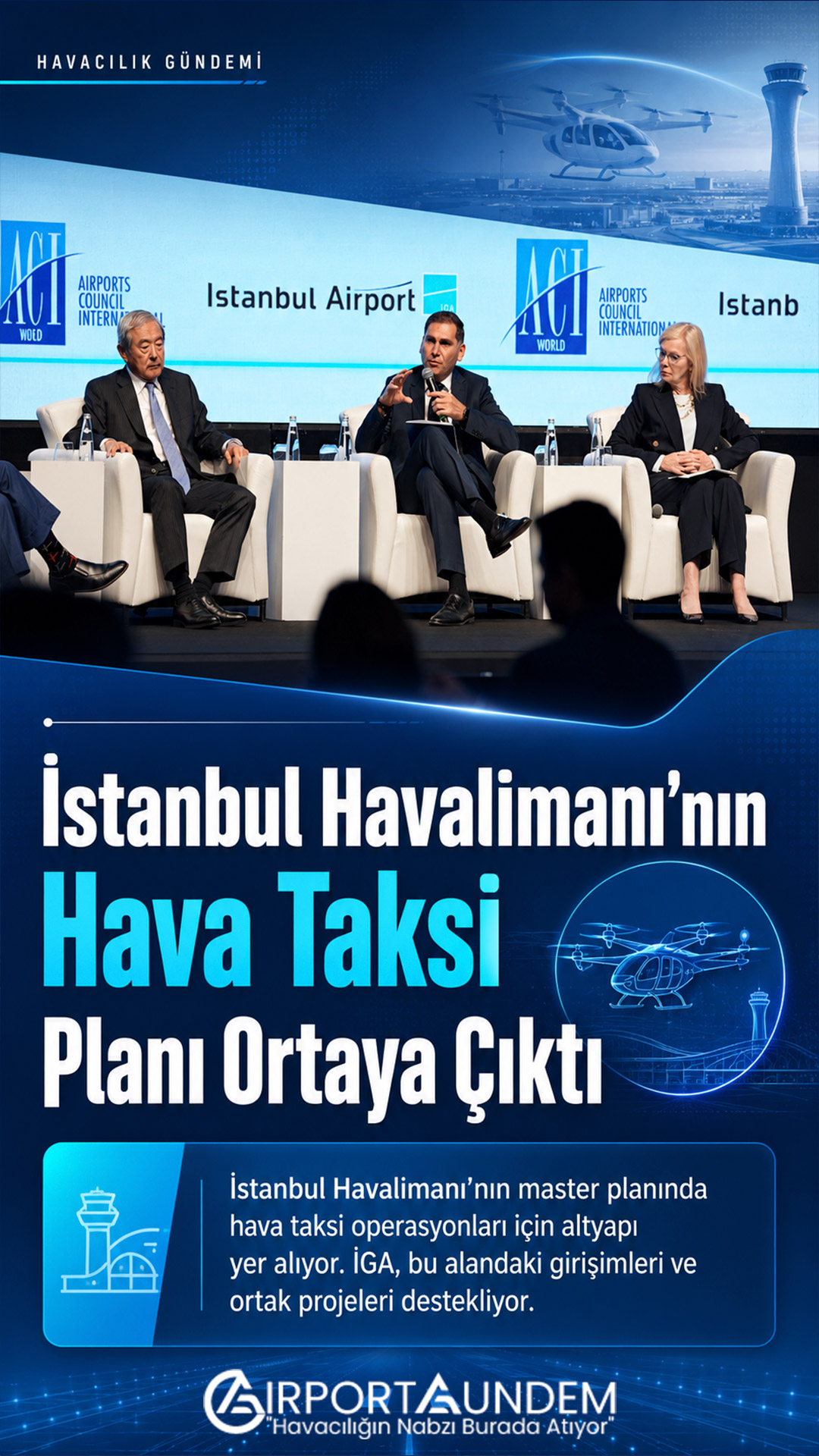 İstanbul Havalimanı hava taksi operasyonları ve altyapı planı