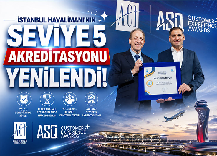İstanbul Havalimanı’nın Seviye 5 Akreditasyonu Yenilendi