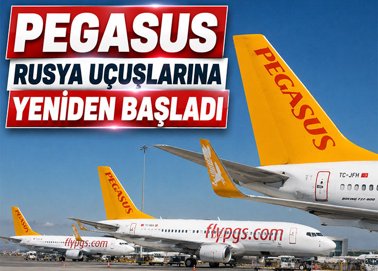 Pegasus Rusya Uçuşlarına Yeniden Başladı