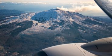 Ash,Plume,Coming,From,Volcano,Mount,Etna,During,The,Eruption