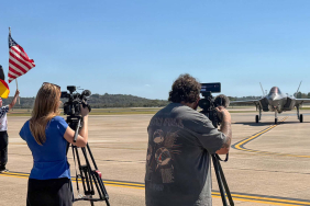 Almanya’nın İlk F-35A’sı Ebbing Üssü’ne Ulaştı 13 Lockheed Martin Haberleri SpiceJet Almanya’nın ilk F-35A Lightning II savaş uçağı Ebbing Air National Guard Base pistinde