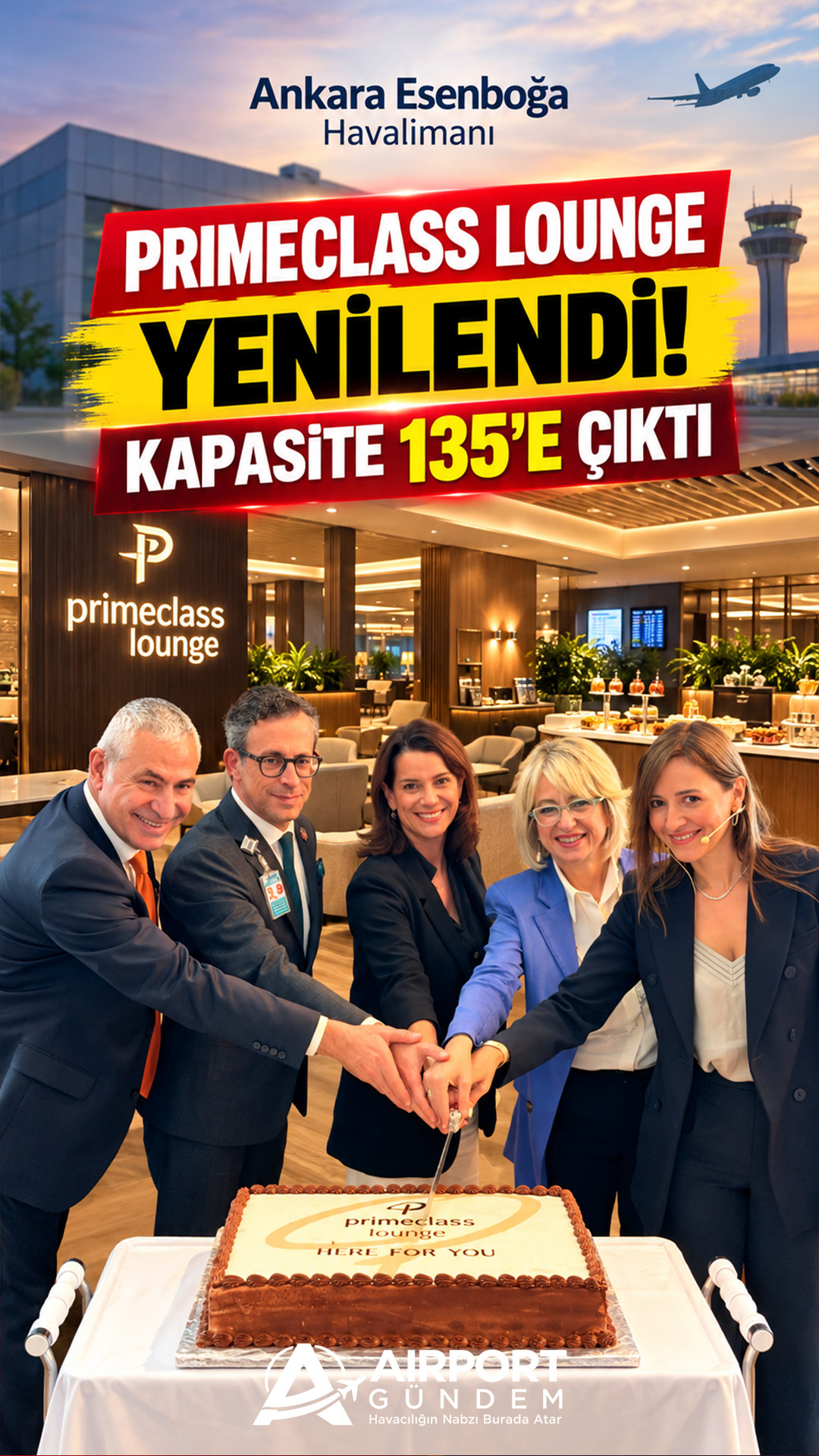 Ankara Esenboğa’da Primeclass Lounge Yenilendi: Kapasite 135’e Çıktı