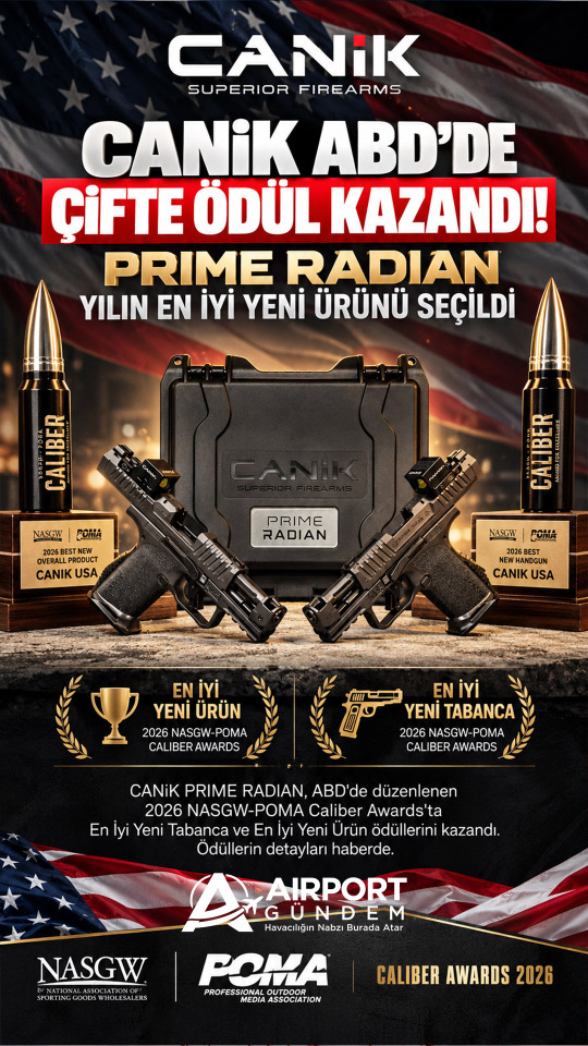 CANiK ABD’de Çifte Ödül Kazandı! PRIME RADIAN Yılın En İyi Yeni Ürünü Seçildi