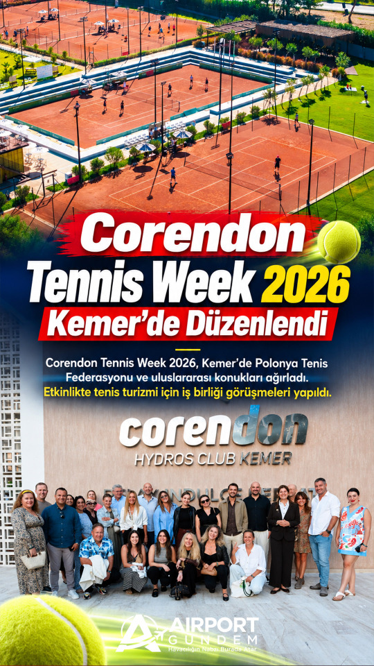 Corendon Tennis Week 2026 Kemer’de Düzenlendi