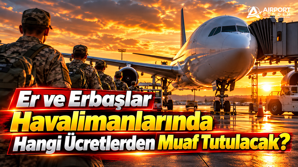 Er ve Erbaşlar Havalimanlarında Hangi Ücretlerden Muaf Tutulacak?