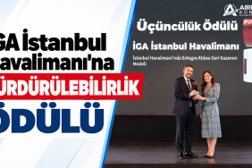 İGA İstanbul Havalimanı’na sürdürülebilirlik ödülü