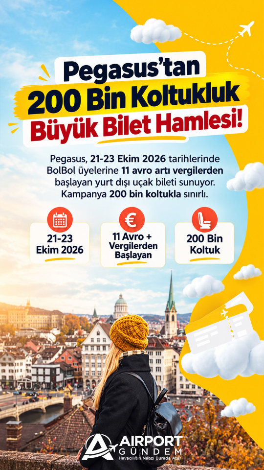 Pegasus’tan 200 Bin Koltukluk Büyük Bilet Hamlesi!
