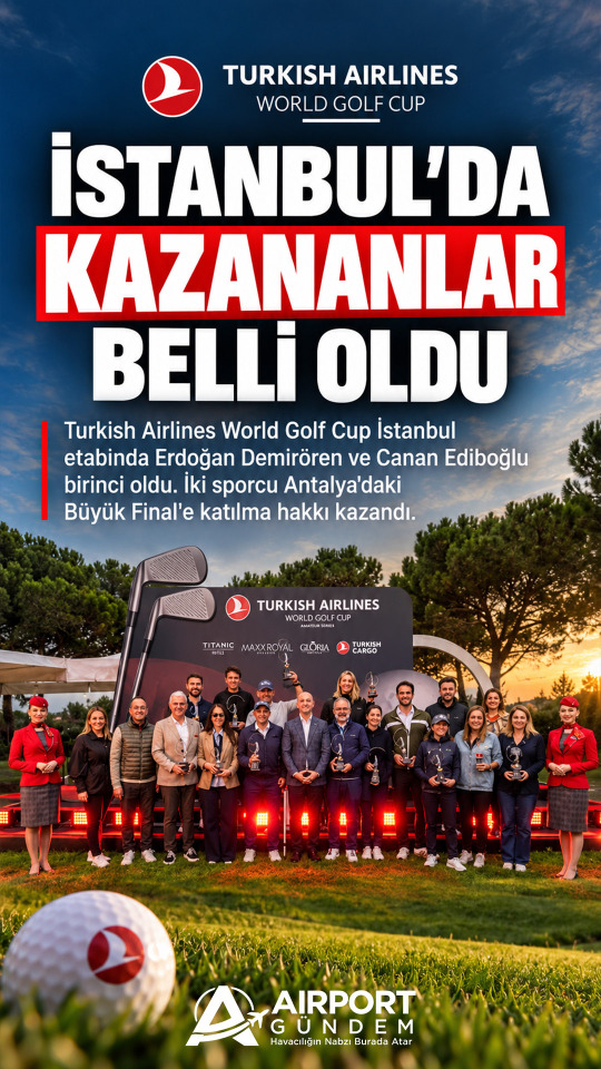 Turkish Airlines World Golf Cup İstanbul’da kazananlar belli oldu