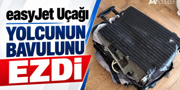 easyJet Uçağı Yolcunun Bavulunu Ezdi