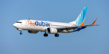 Dubai-Tel Aviv hattında kullanılan Flydubai Boeing 737 MAX 8
