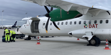 DAT filosundaki ATR 72 uçağı