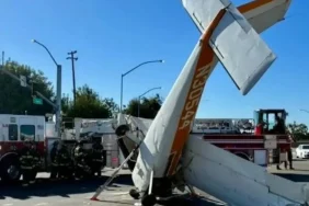 San Jose’de küçük uçak otoyola düştü: 2 yaralı 13 Kaza ve Olaylar Havacılık Haberleri helikopter kazası image-1792295001392