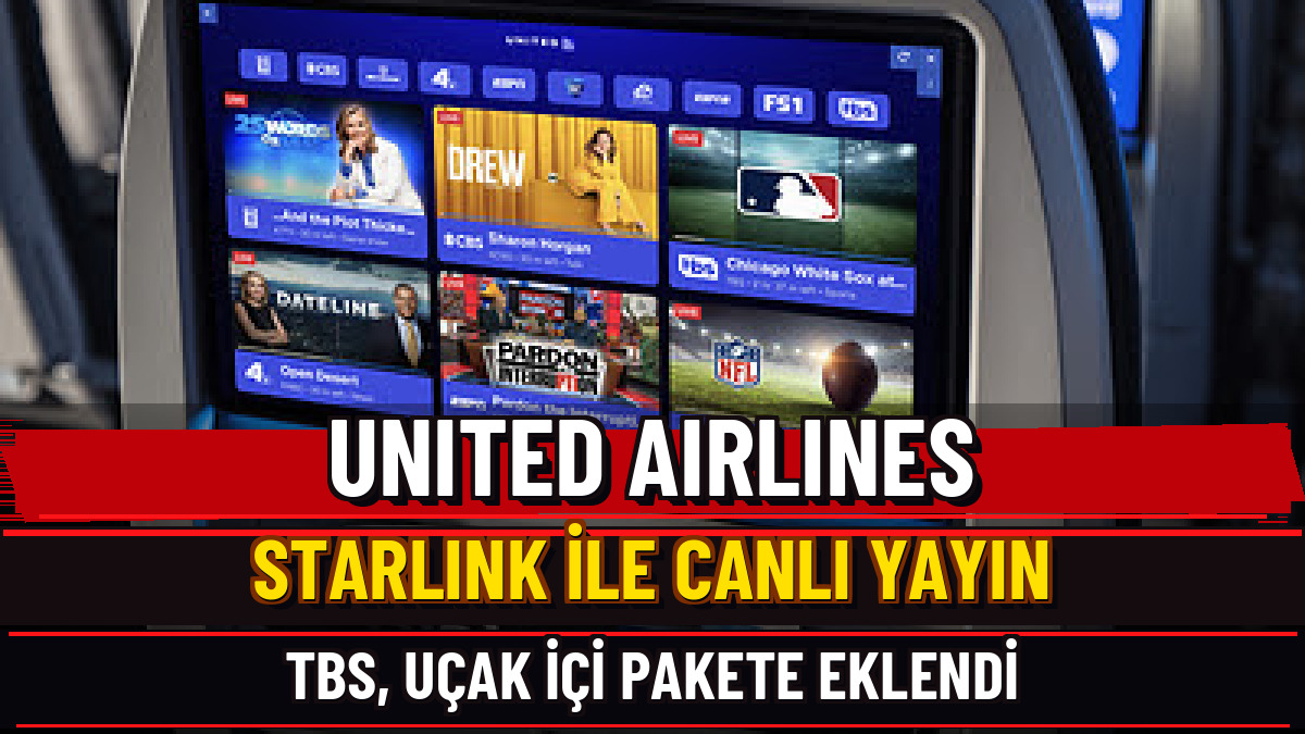 United Uçaklarında Starlink ile Playoff Maçları Yayında — Üç Satırlı Premium Manşet